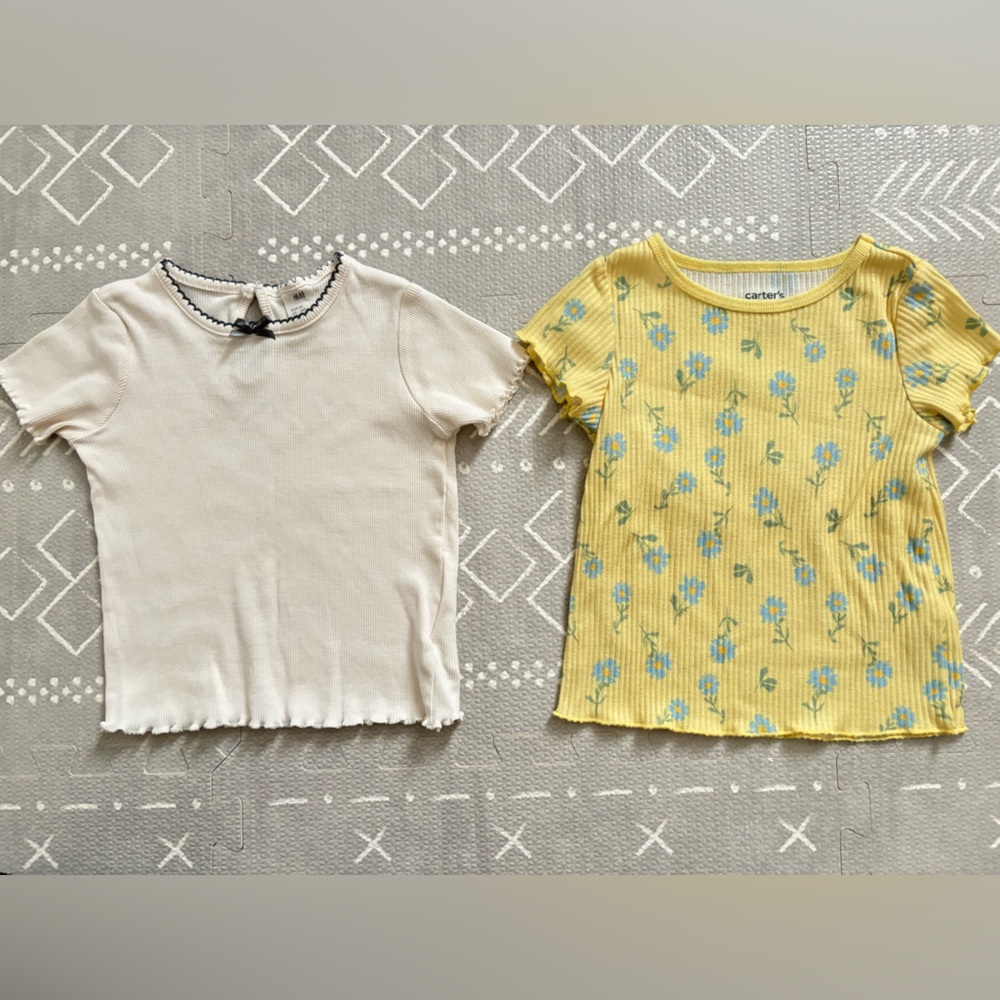 Baby Girl Ribbed Tops